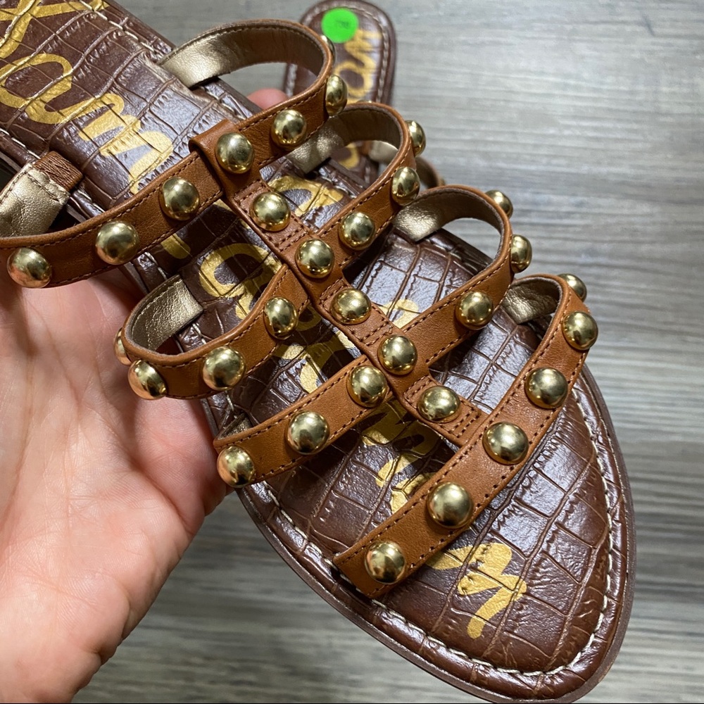 Sam Edelman Studded Juniper Heeled Sandals sz 8.5 - Picture 4 of 13